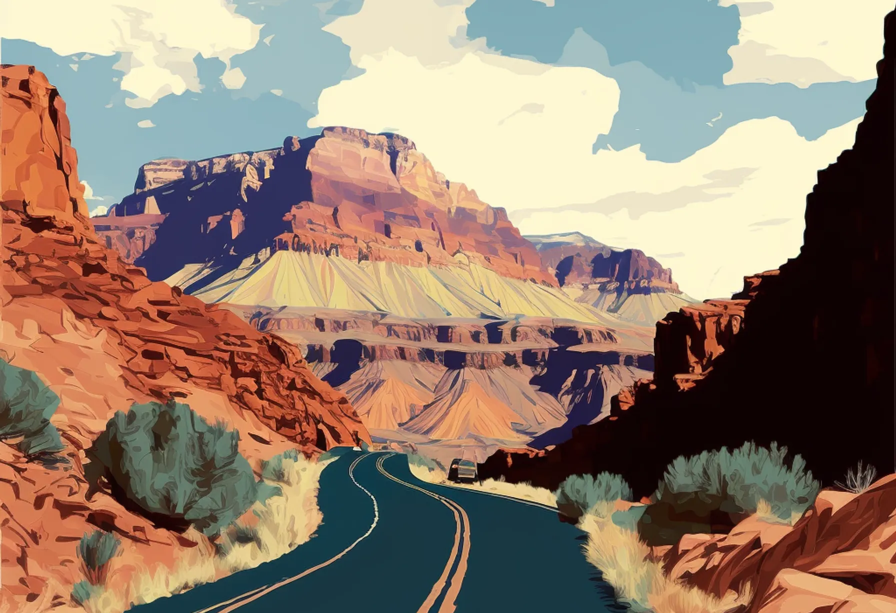 Image Travel Route 62 in South Africa