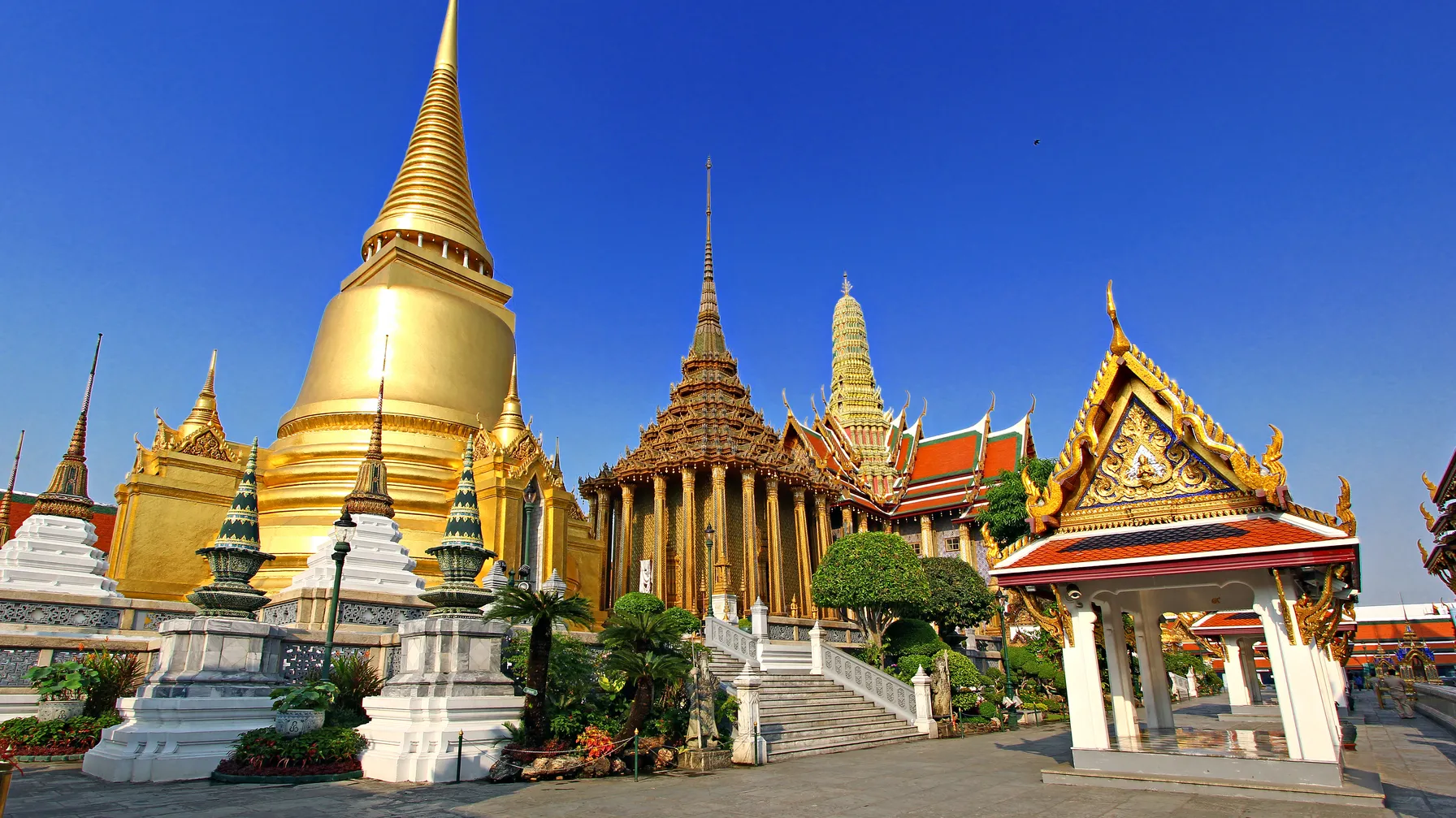 Bangkok, Cần Thơ, Chiang Mai, Chiang Rai, Hanoï, Hô Chi Minh-Ville, Hoa Lu, Hội An, Hué, Koh Samui, Nha Trang