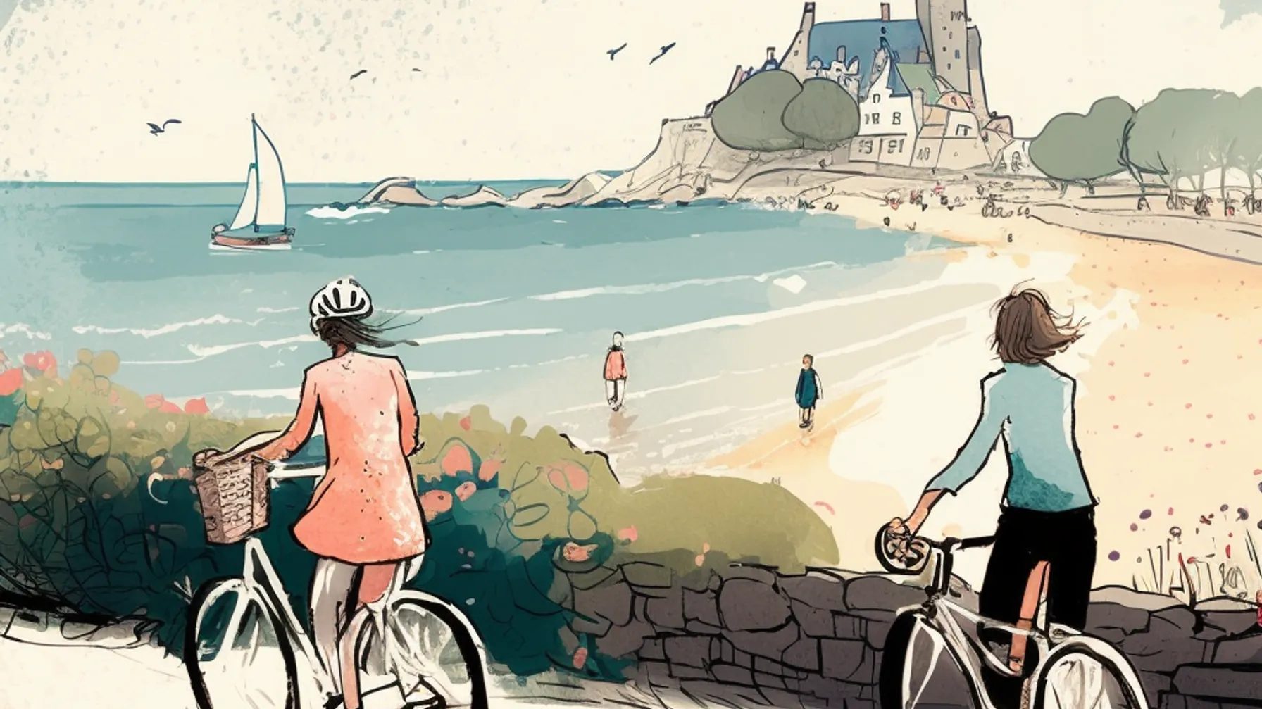 La Bretagne à bicyclette article