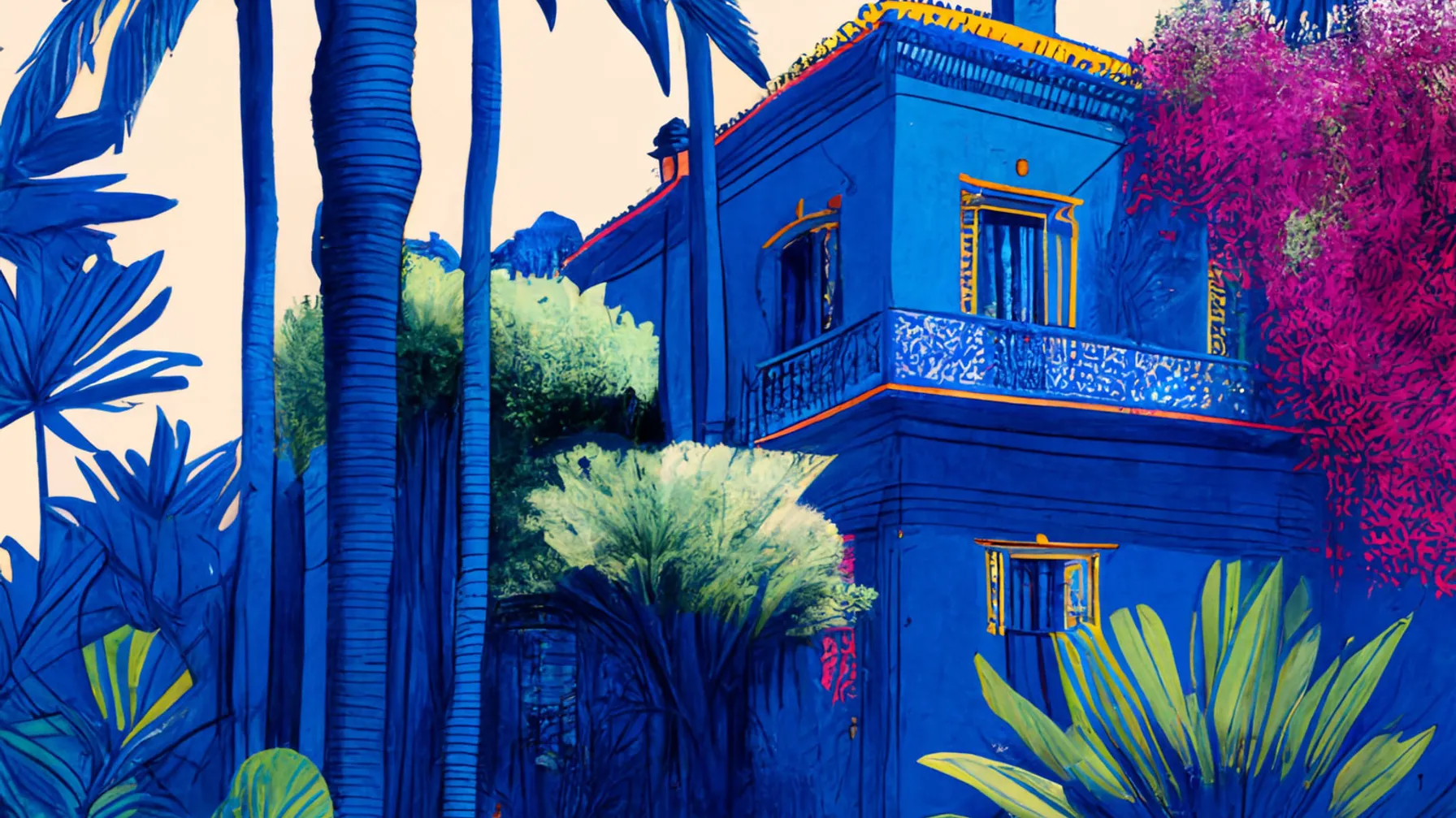 In the heart of the Majorelle Garden in Marrakech article