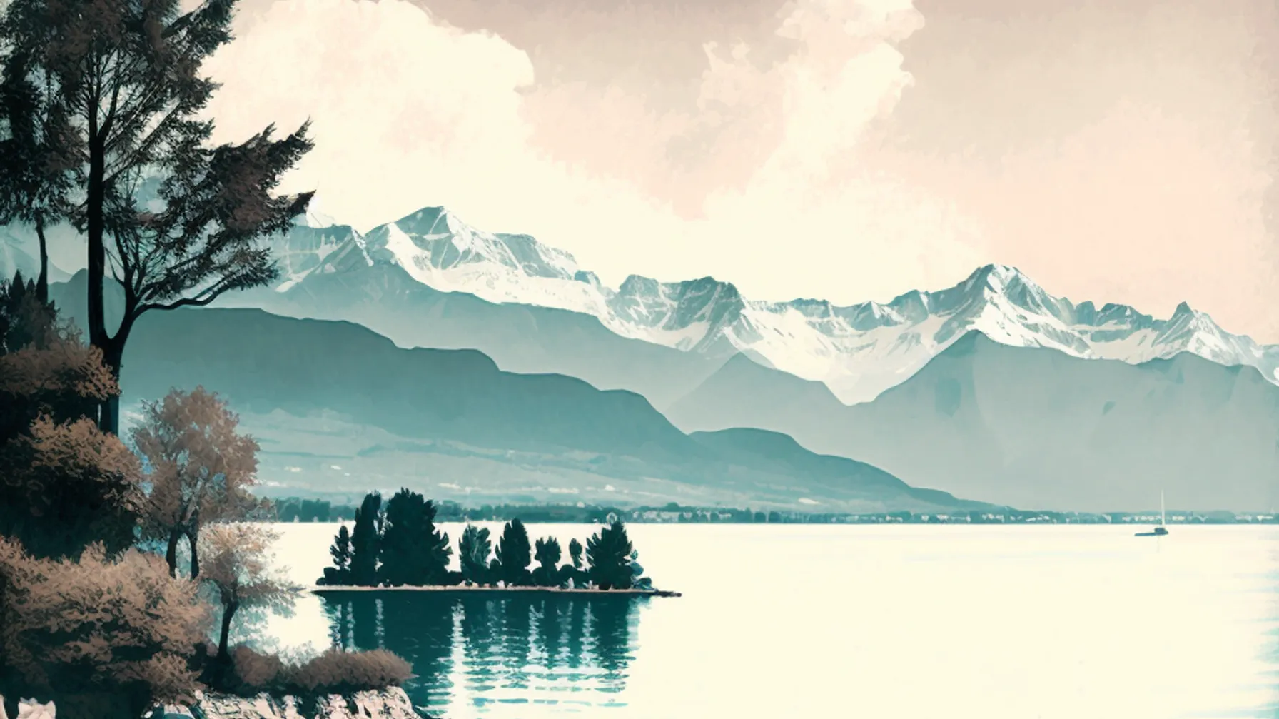 Le Lac Léman, la merveille des Alpes entre la France et la Suisse article
