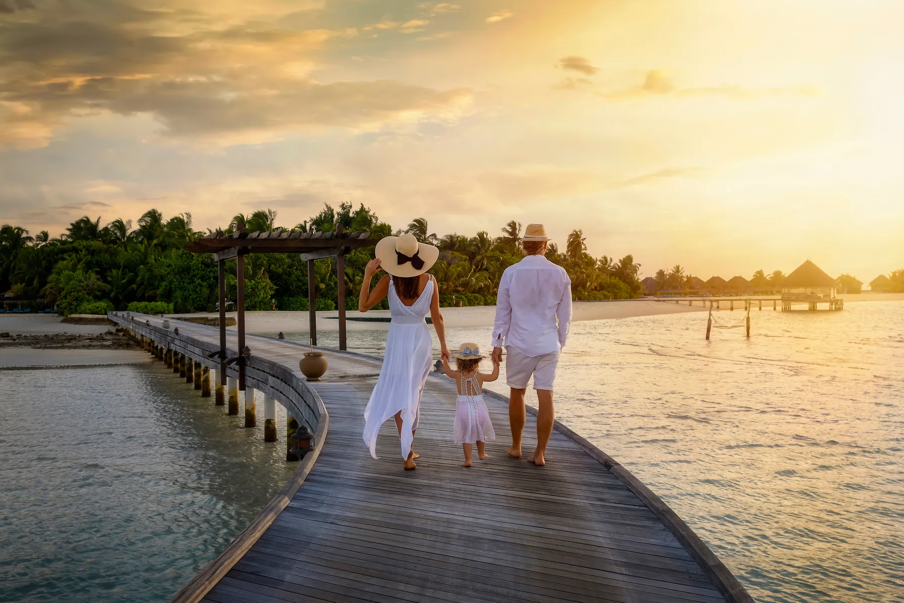 Family trip to the Maldives